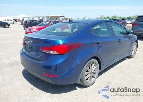 2015 Hyundai Elantra Se z USA, uszkodzony, nr VIN 5NPDH4AEXFH582079